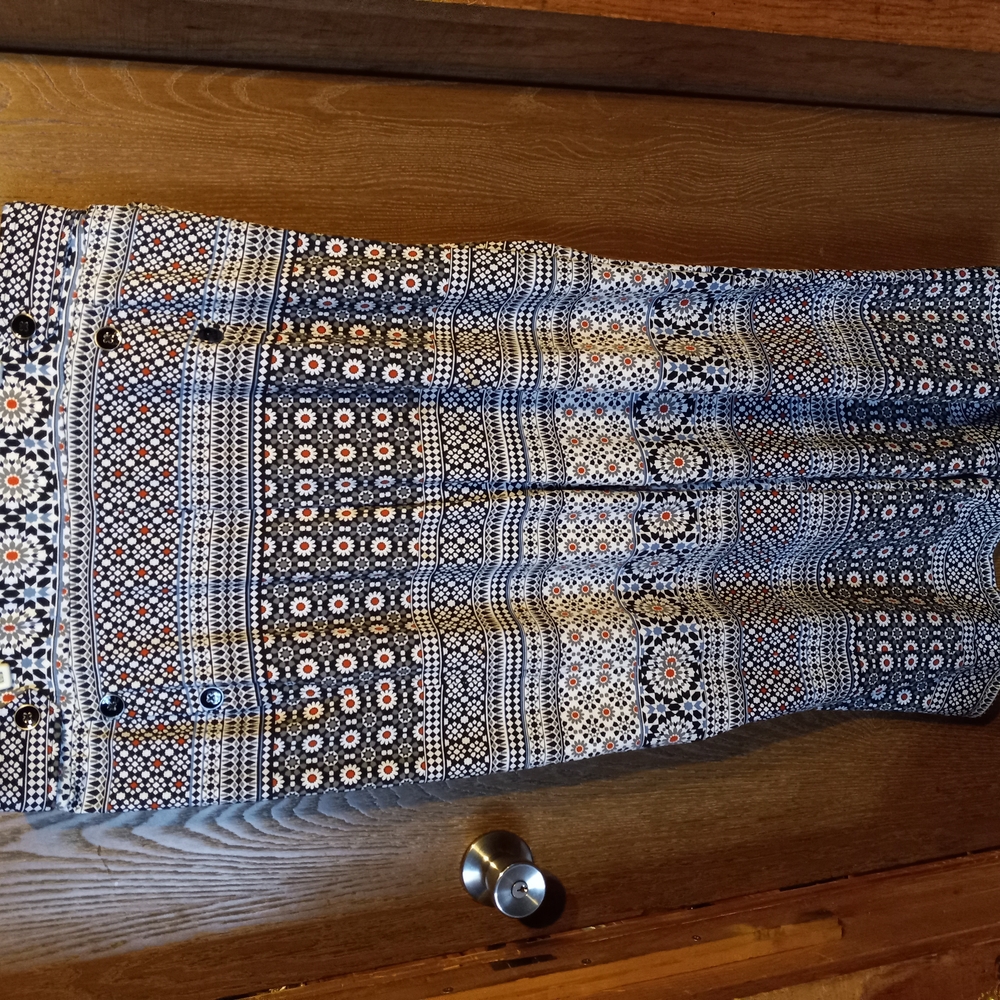 Robert Louis Wide Leg Pants - Black, White, Orange